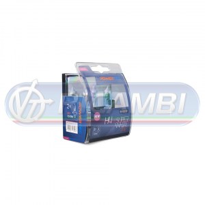 LAMPADINA H4 BLU-XENON 24V 70/75W COPPIA +50%